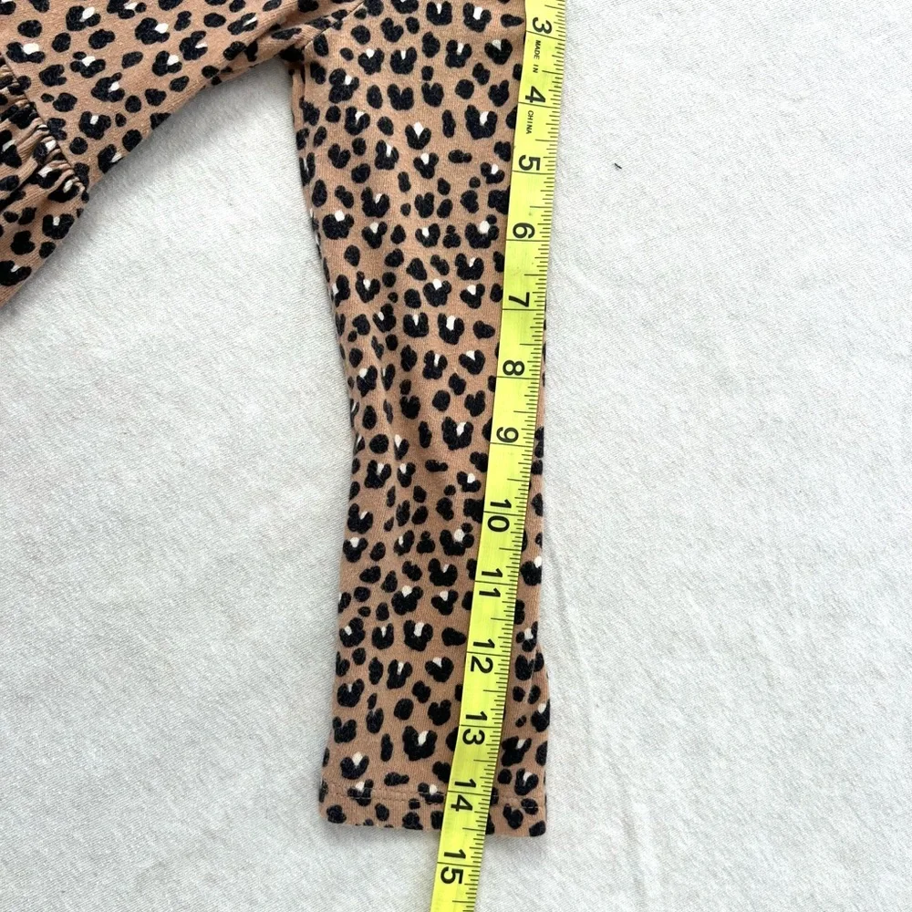 Gymboree Tan and Black Leopard Print Dress